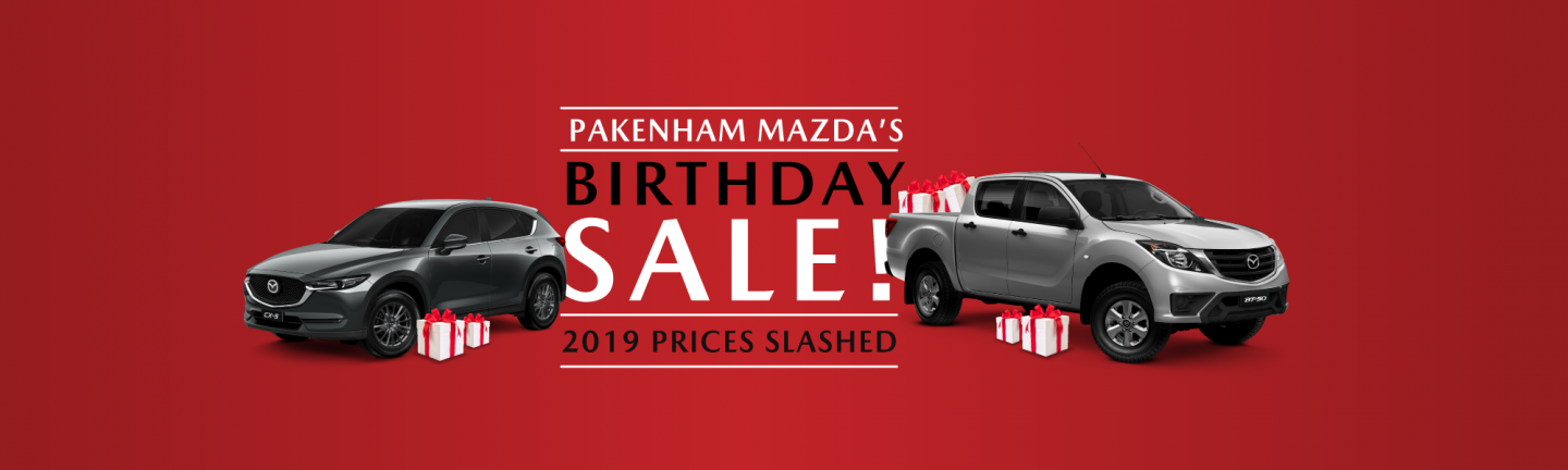 Pakenham Mazda Birthday Sale